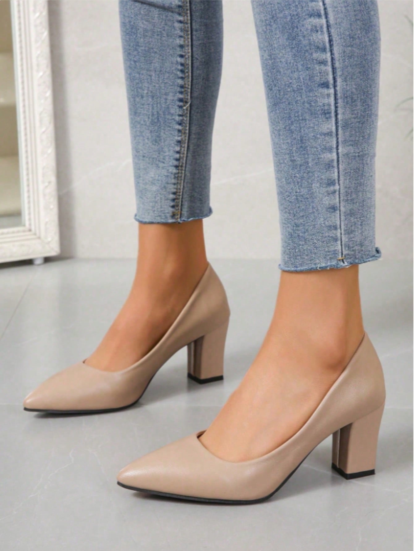Court Heel Pointed - Escarpins élégants et sexy à bout