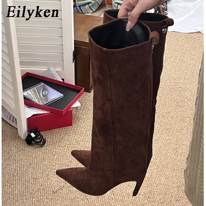 Knee High Boots Women - Eilyken Bottes Hautes Sexy à Talons