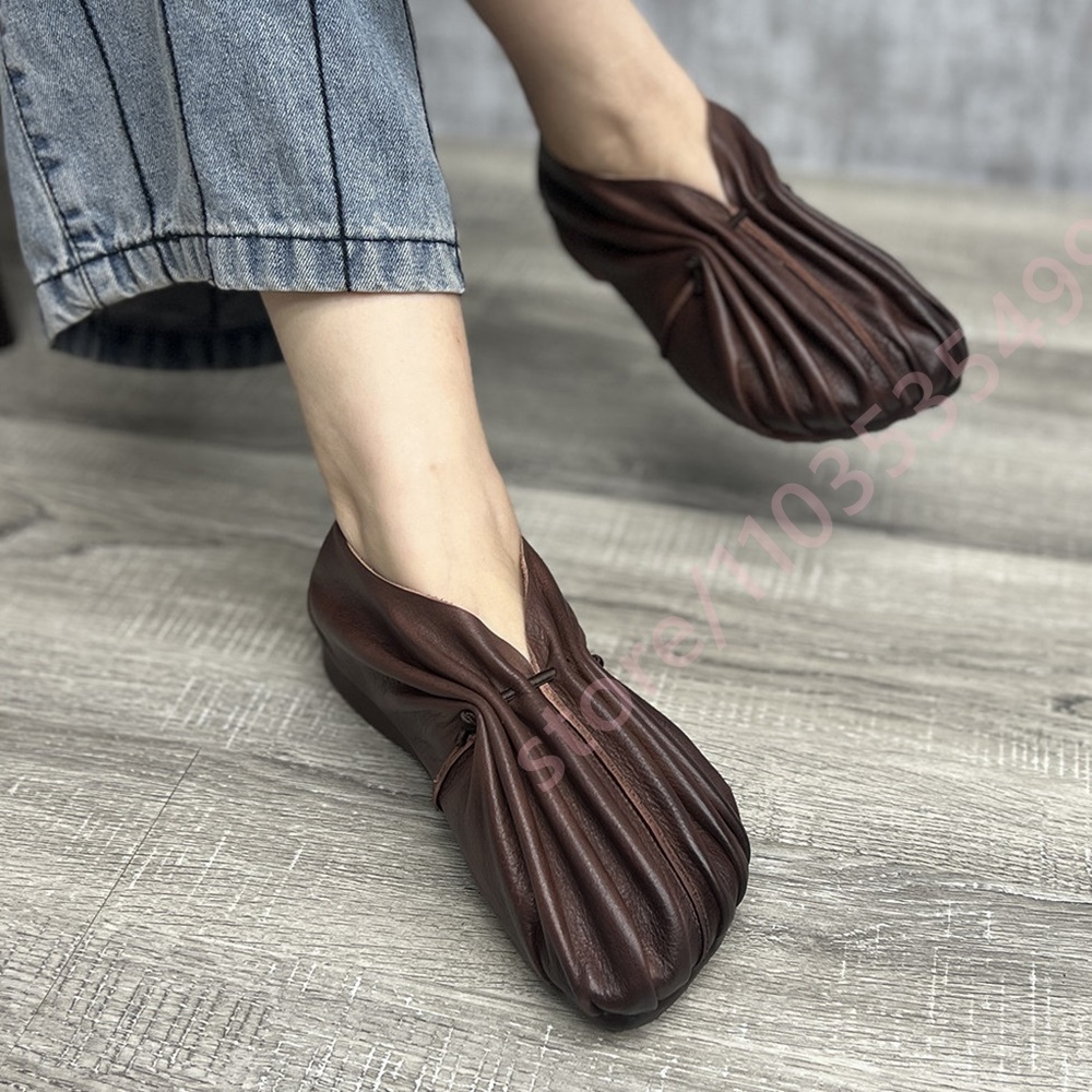 Chaussures souples plissées ré - Mule Slip On avis et prix