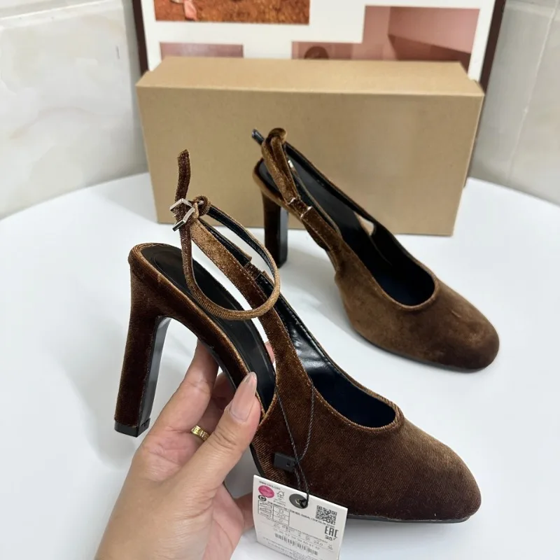 Rétro marron daim été femmes t - Women'S Shoes Quality avis et prix