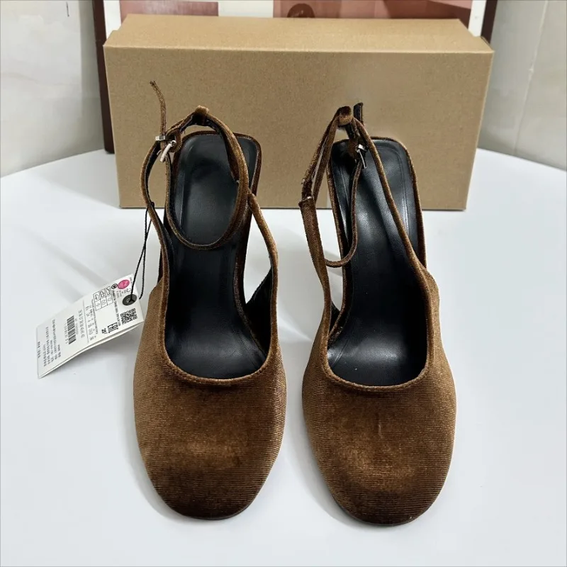 Rétro marron daim été femmes t - Women'S Shoes Quality avis et prix